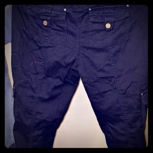 White House Black Market cargo Capri pants